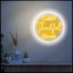 Grateful thankful blessed sign