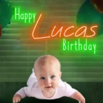 birthday name sign